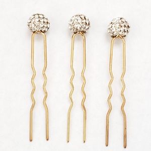 Wedding Chignon Hair Pins (set of 3)